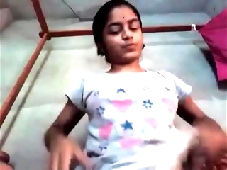 Indian Tamil girl cucumber masturbation